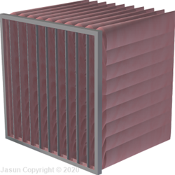 Bag filter Jayflow ePM1 60% 592x592x635 mm 12 Pockets